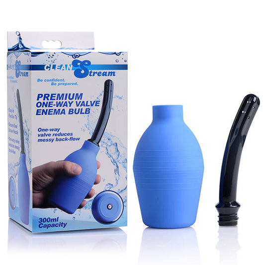 CleanStream Premium One-Way Valve Enema Douche - Unisex Douche - 300 ml - Club X