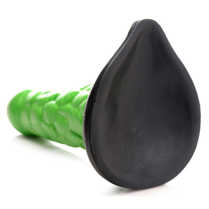 Creature Cocks Radioactive Reptile Thick Scaly Silicone Dildo - Green 19 cm Dildo XR Brands