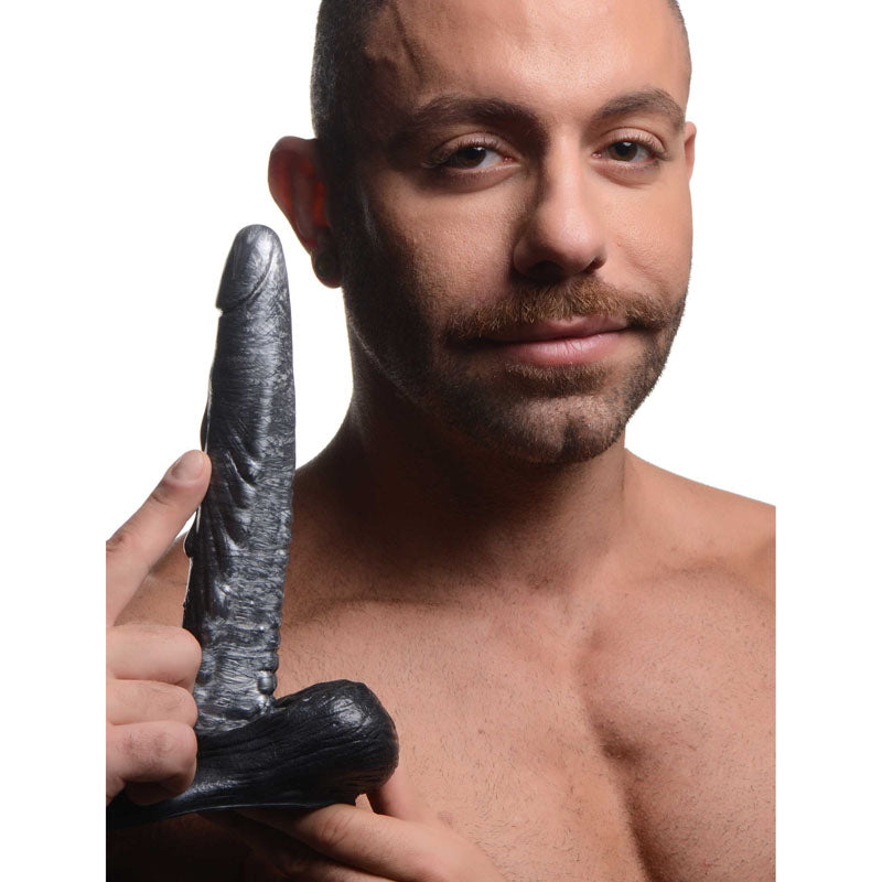Creature Cocks The Gargoyle Rock Hard Silicone Dildo - Silver 23.6 cm Fantasy Dildo XR Brands