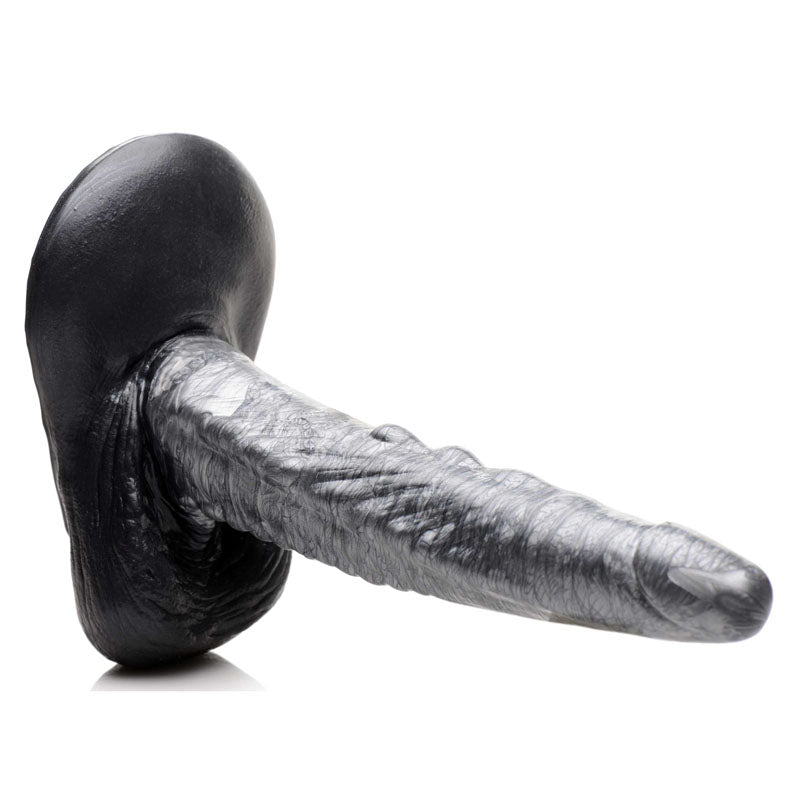 Creature Cocks The Gargoyle Rock Hard Silicone Dildo - Silver 23.6 cm Fantasy Dildo XR Brands