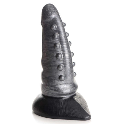 Creature Cocks Beastly Tapered Bumpy Silicone Dildo - Silver 21 cm Bumpy Dildo XR Brands