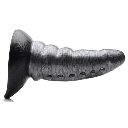 Creature Cocks Beastly Tapered Bumpy Silicone Dildo - Silver 21 cm Bumpy Dildo XR Brands