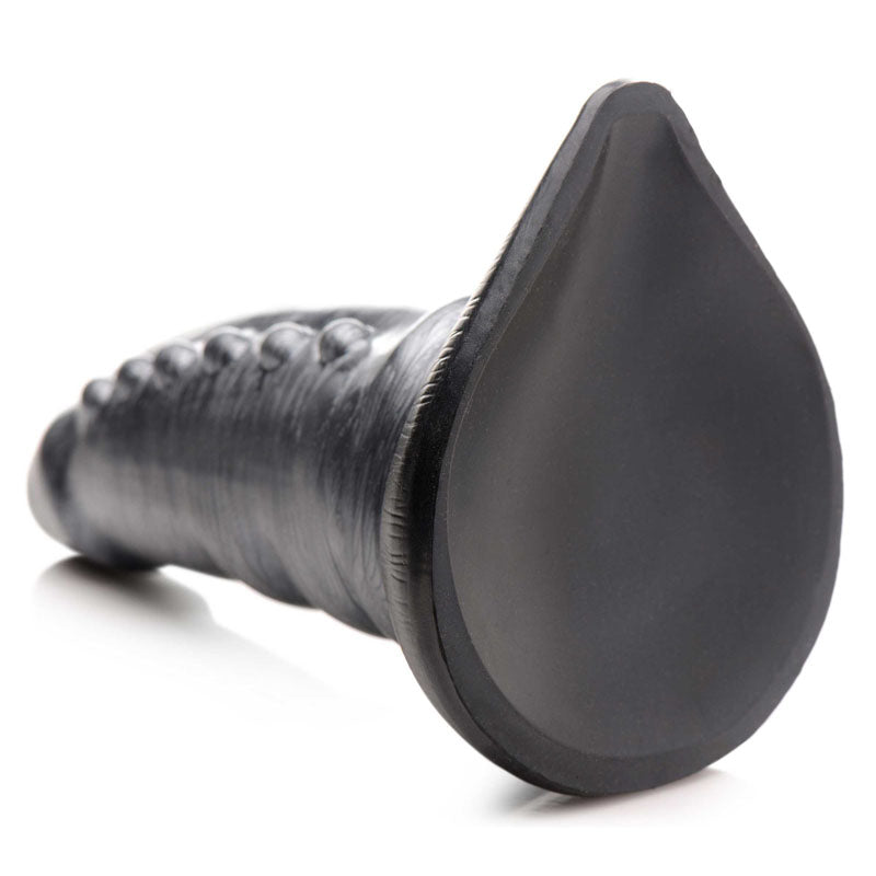 Creature Cocks Beastly Tapered Bumpy Silicone Dildo - Silver 21 cm Bumpy Dildo XR Brands