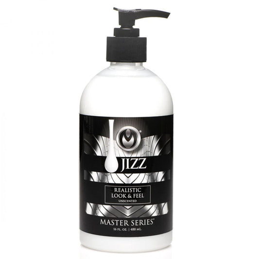 Master Series Jizz - 488 ml - Water Based Cum Lubricant - 488 ml Bottle White - Club X