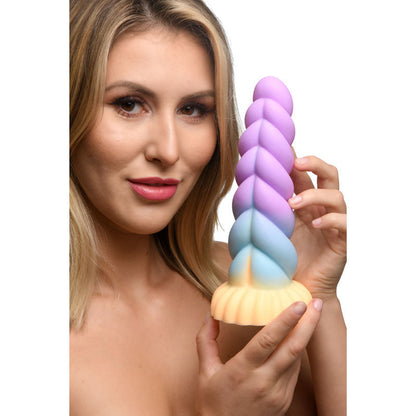 Creature Cocks Mystique Silicone Unicorn Dildo - Coloured 21 cm Fantasy Dildo XR Brands