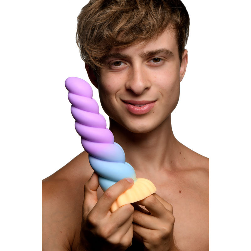 Creature Cocks Mystique Silicone Unicorn Dildo - Coloured 21 cm Fantasy Dildo XR Brands