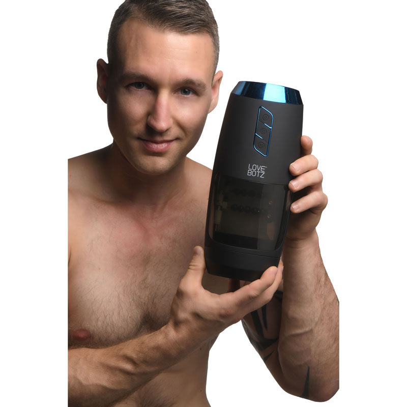 LoveBotz The Milker Slider 18X Stroking Masturbator - USB Rechargeable Stroking Masturbator XR Brands