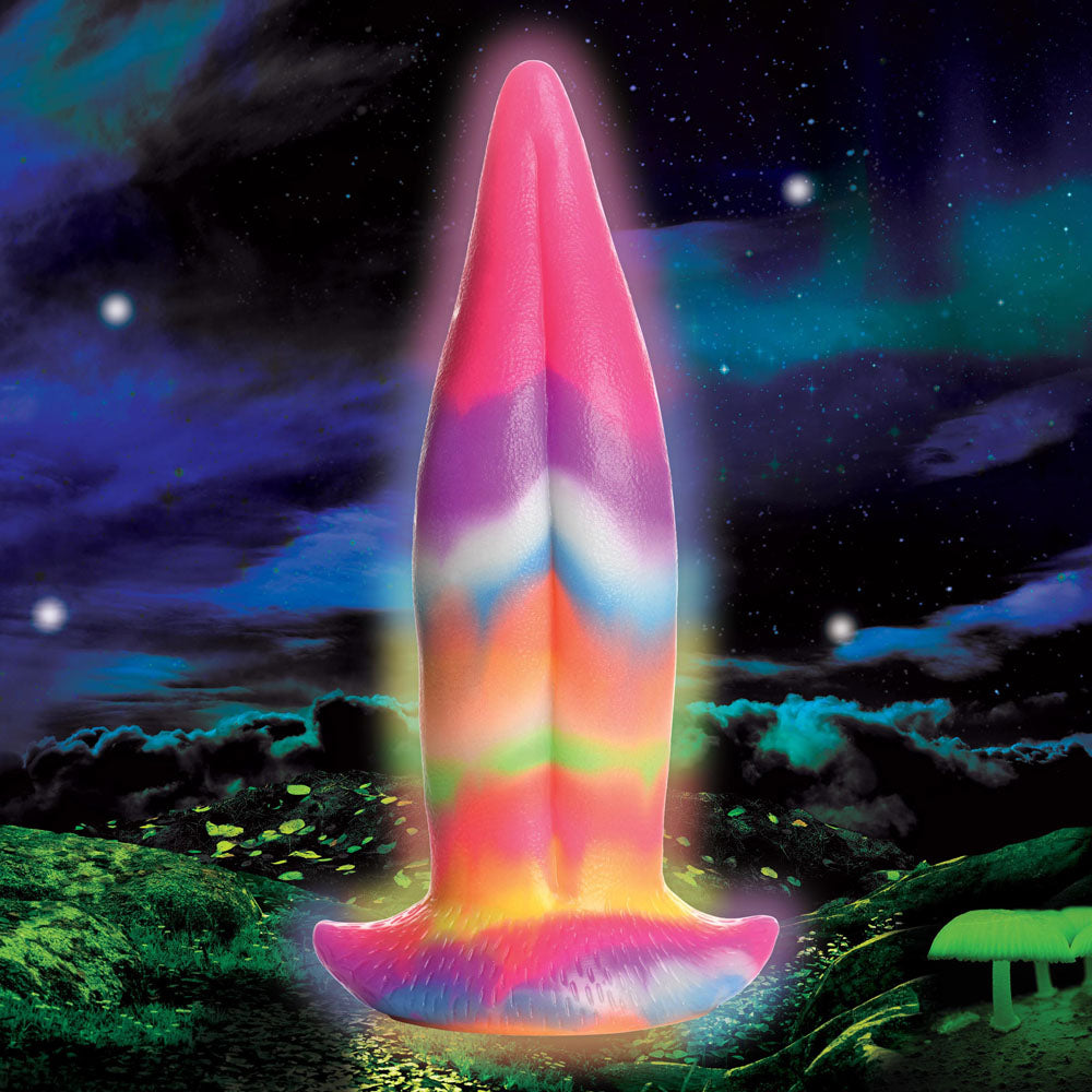 Creature Cocks Unicorn Kiss Silicone Dildo - Coloured 21.4 cm Fantasy Unicorn Tongue Dildo XR Brands