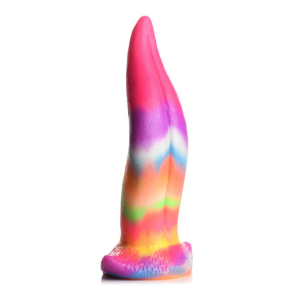 Creature Cocks Unicorn Kiss Silicone Dildo - Coloured 21.4 cm Fantasy Unicorn Tongue Dildo XR Brands