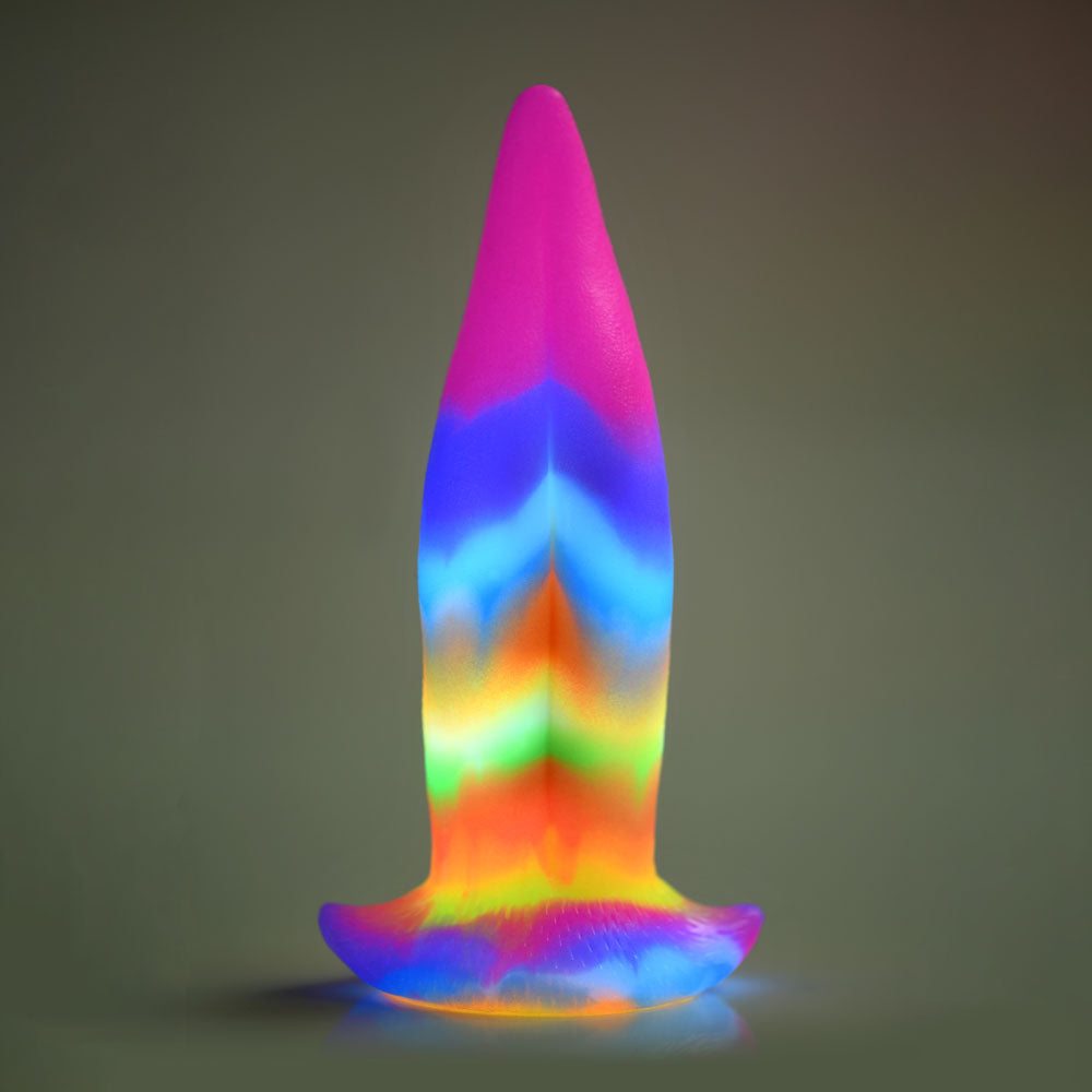 Creature Cocks Unicorn Kiss Silicone Dildo - Coloured 21.4 cm Fantasy Unicorn Tongue Dildo XR Brands