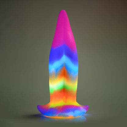 Creature Cocks Unicorn Kiss Silicone Dildo - Coloured 21.4 cm Fantasy Unicorn Tongue Dildo XR Brands