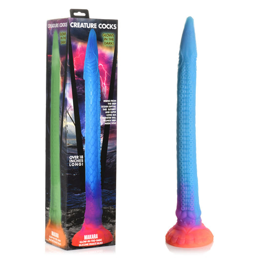 Creature Cocks Larva Silicone Dildo - Coloured 46 cm Fantasy Tentacle Dildo Coloured - Club X