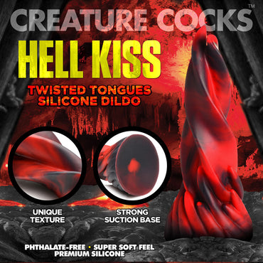 Creature Cocks Hell Kiss - Red 18.8 cm Fantasy Dildo XR Brands