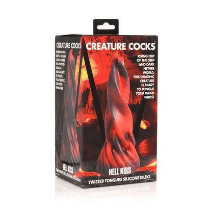 Creature Cocks Hell Kiss Twisted Tongues Dildo - Club X