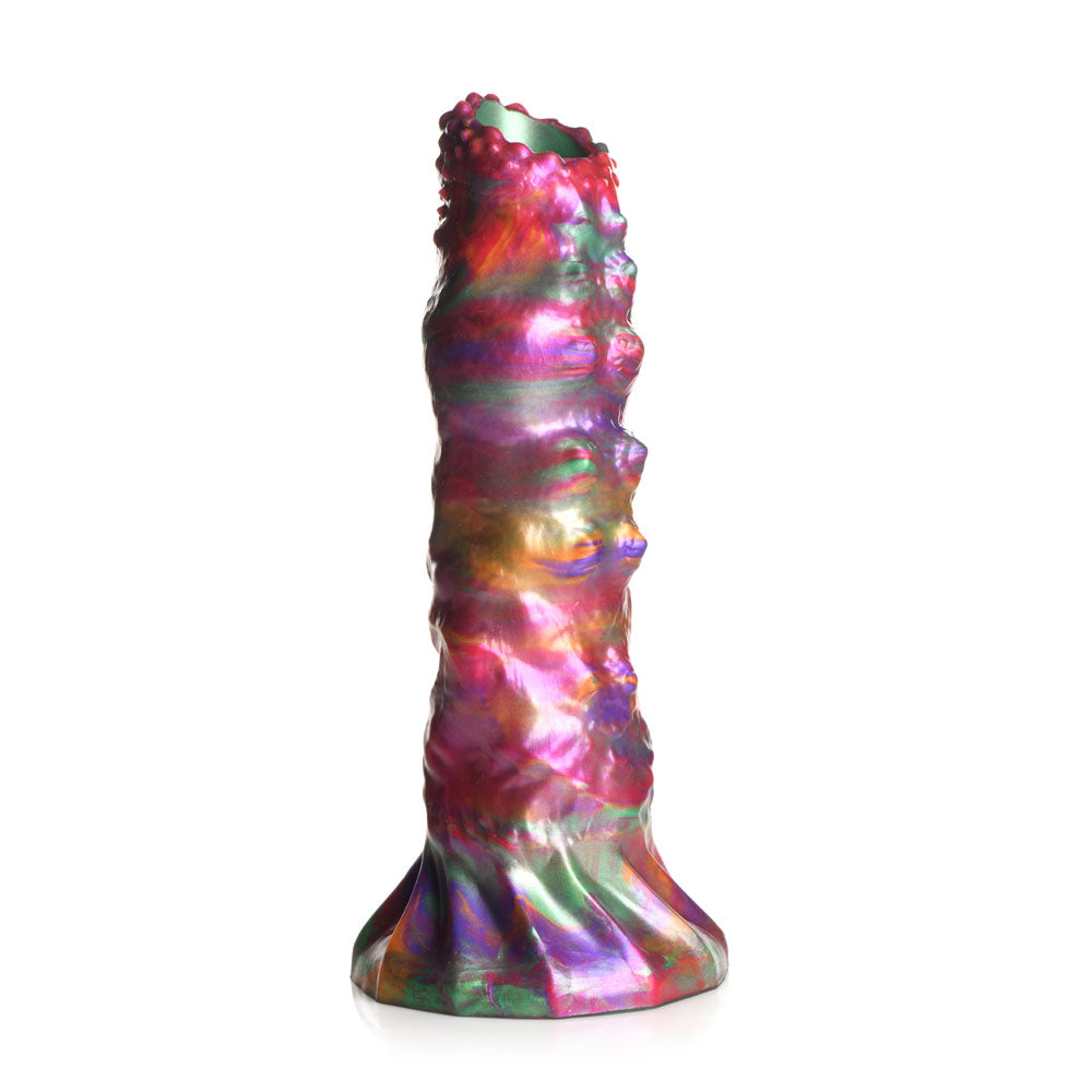 Creature Cocks Larva Silicone Dildo - Coloured 22.9 cm Fantasy Dildo with Eggs XR Brands