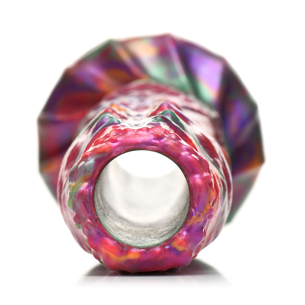 Creature Cocks Larva Silicone Dildo - Coloured 22.9 cm Fantasy Dildo with Eggs XR Brands