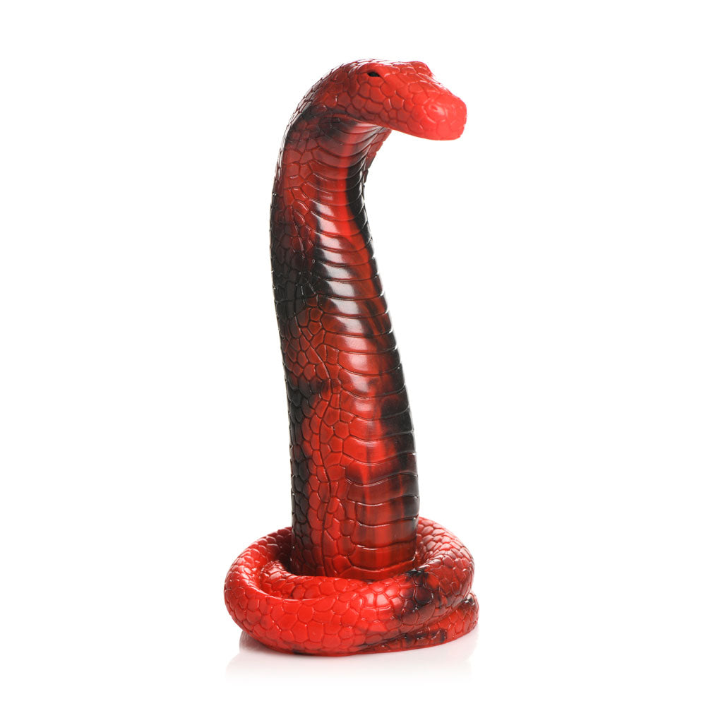 Creature Cocks King Cobra Silicone Dildo - Red 21.4 cm Fantasy Dildo Xr Brands