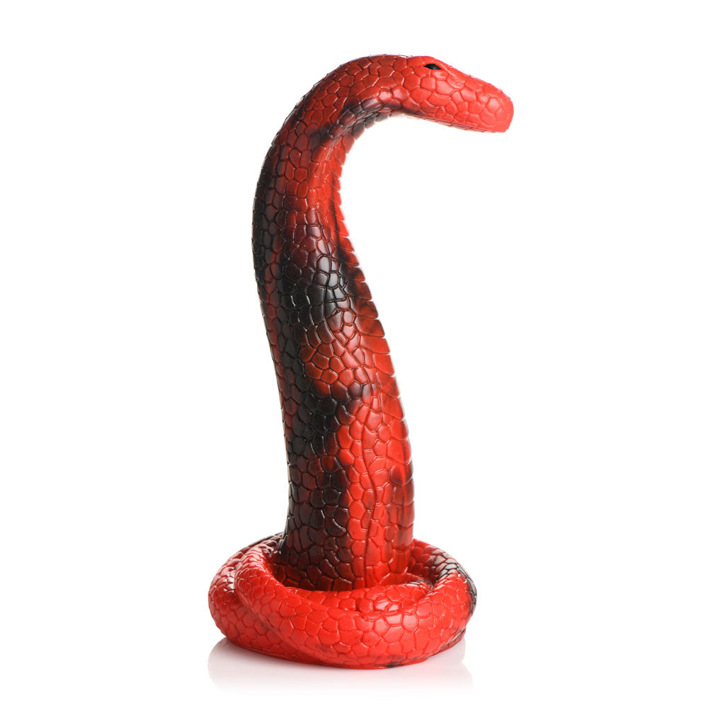 Creature Cocks King Cobra Silicone Dildo - Red 21.4 cm Fantasy Dildo Xr Brands