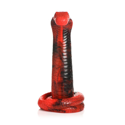 Creature Cocks King Cobra Silicone Dildo - Red 21.4 cm Fantasy Dildo Xr Brands