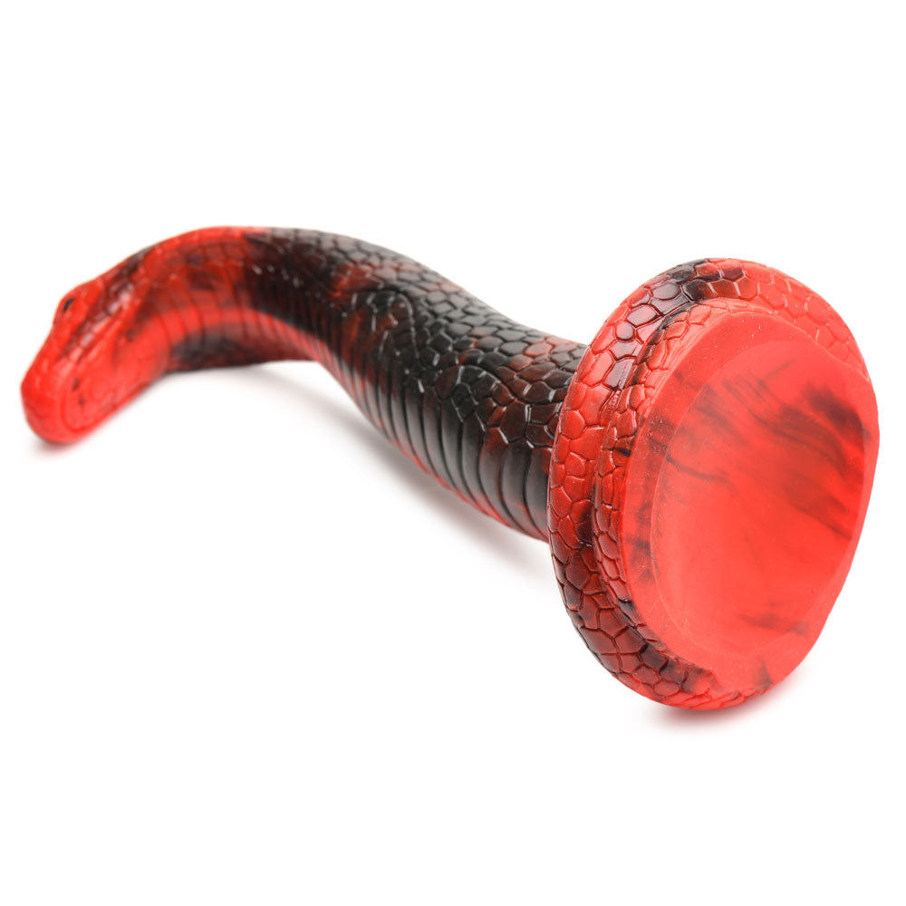 Creature Cocks King Cobra Silicone Dildo - Red 21.4 cm Fantasy Dildo Xr Brands