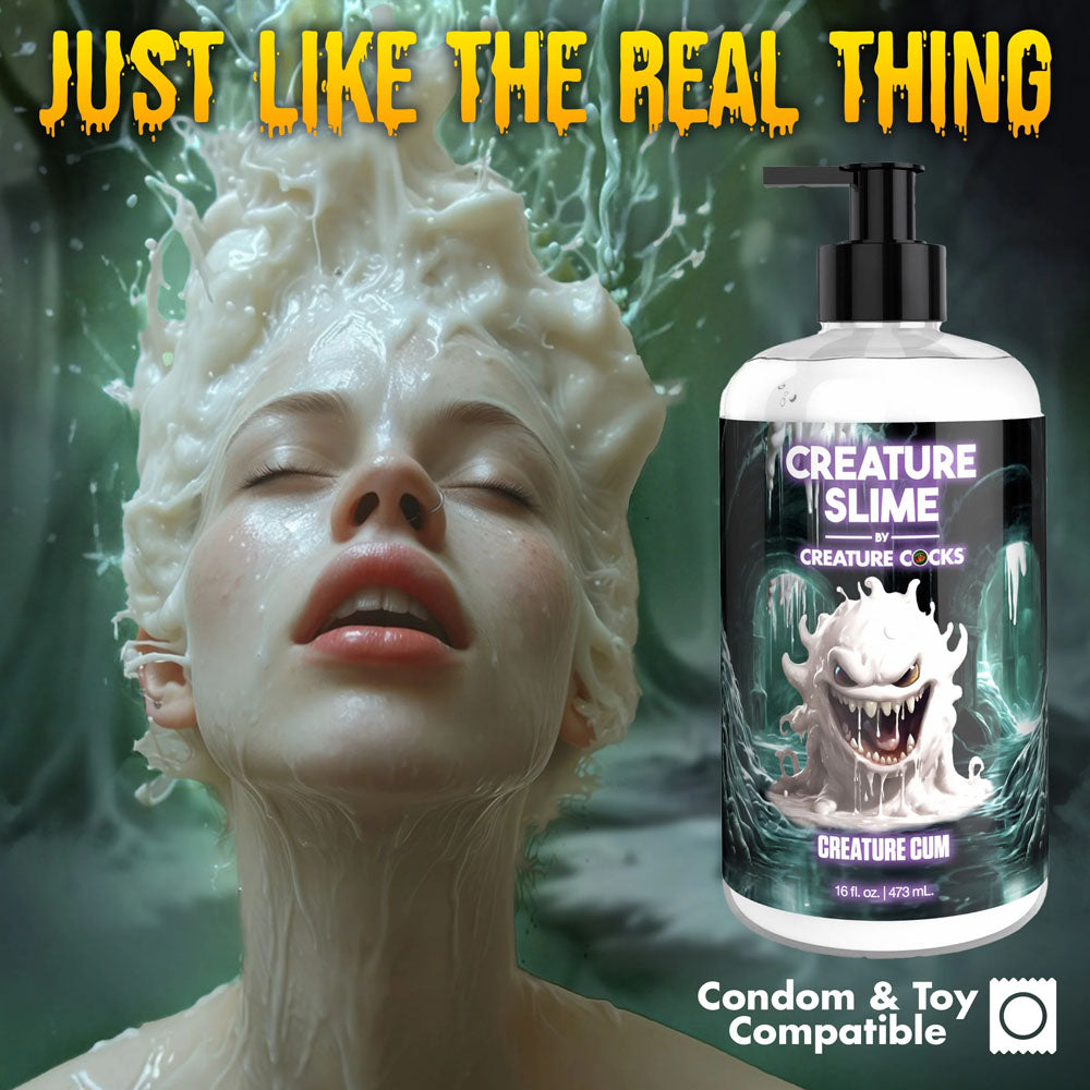 Creature Slime by Creature Cocks - Creature Cum - Cum Lubricant - 473 ml Pump Bottle XR Brands