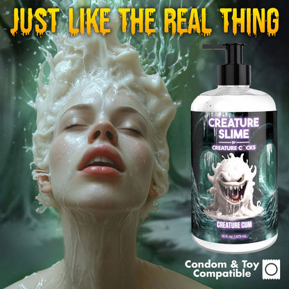 Creature Slime by Creature Cocks - Creature Cum - Cum Lubricant - 473 ml Pump Bottle XR Brands