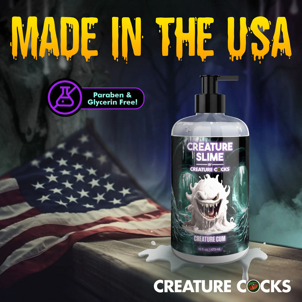 Creature Slime by Creature Cocks - Creature Cum - Cum Lubricant - 473 ml Pump Bottle XR Brands