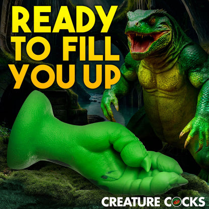 Creature Cocks Raptor Claw Fisting Silicone Dildo - Green 21.8 cm Claw Fantasy Dildo XR Brands