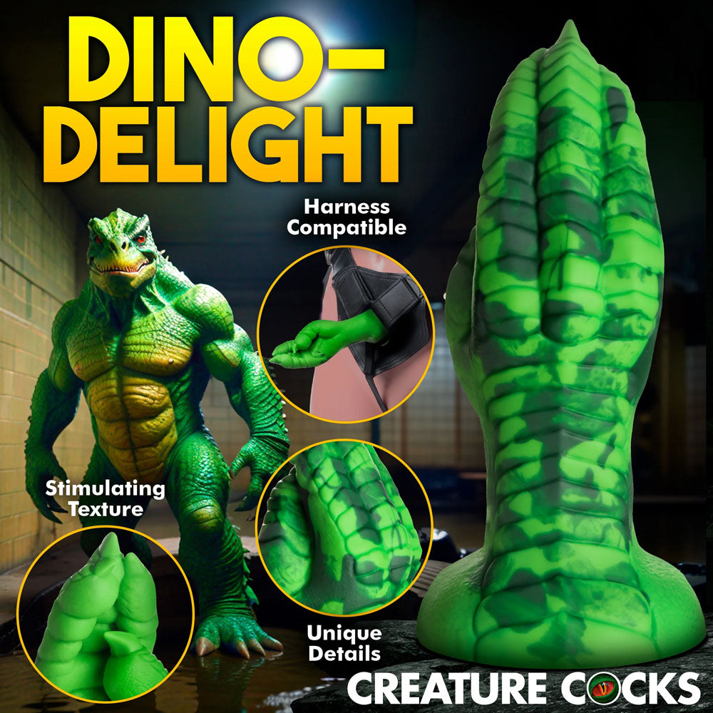 Creature Cocks Raptor Claw Fisting Silicone Dildo - Green 21.8 cm Claw Fantasy Dildo XR Brands