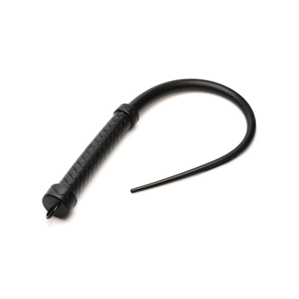 Master Series Viper Tail - Black - Black Silicone Whip XR Brands