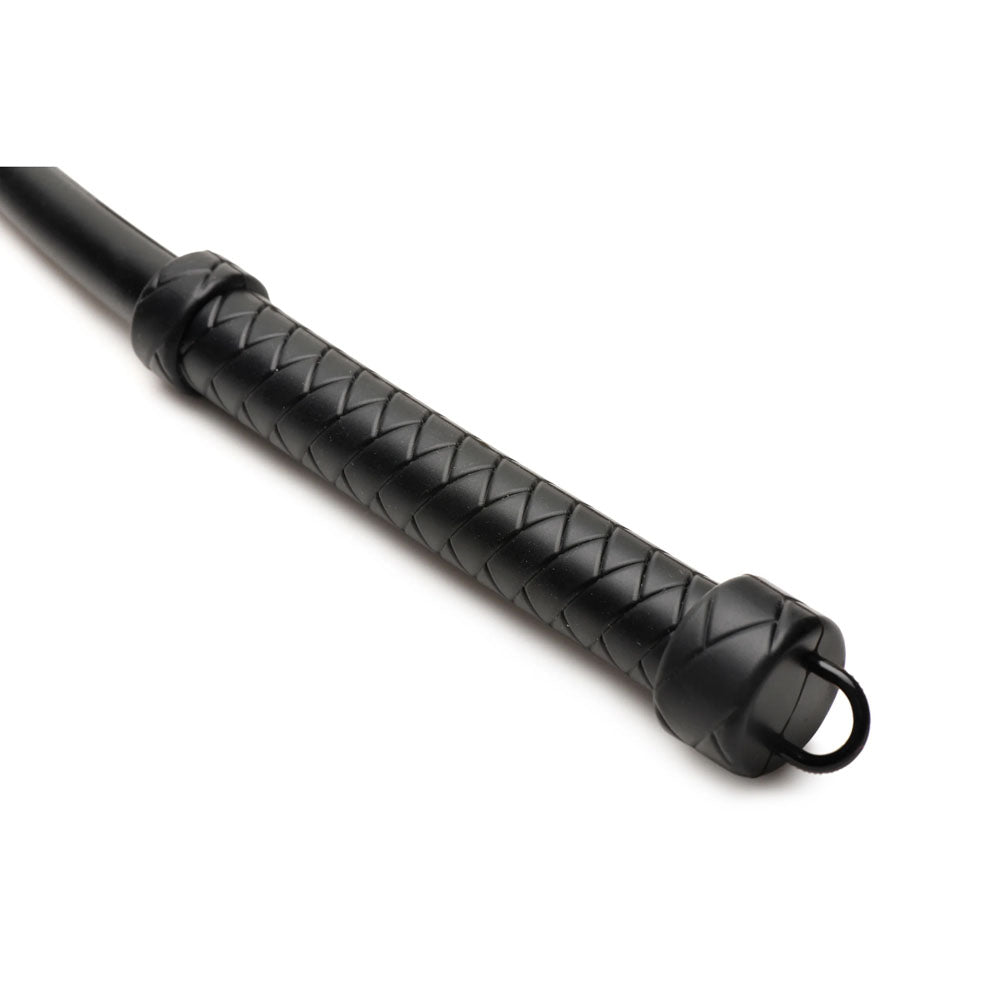 Master Series Viper Tail - Black - Black Silicone Whip XR Brands