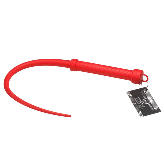 Master Series Viper Tail - Red - Red Silicone Whip Red - Club X