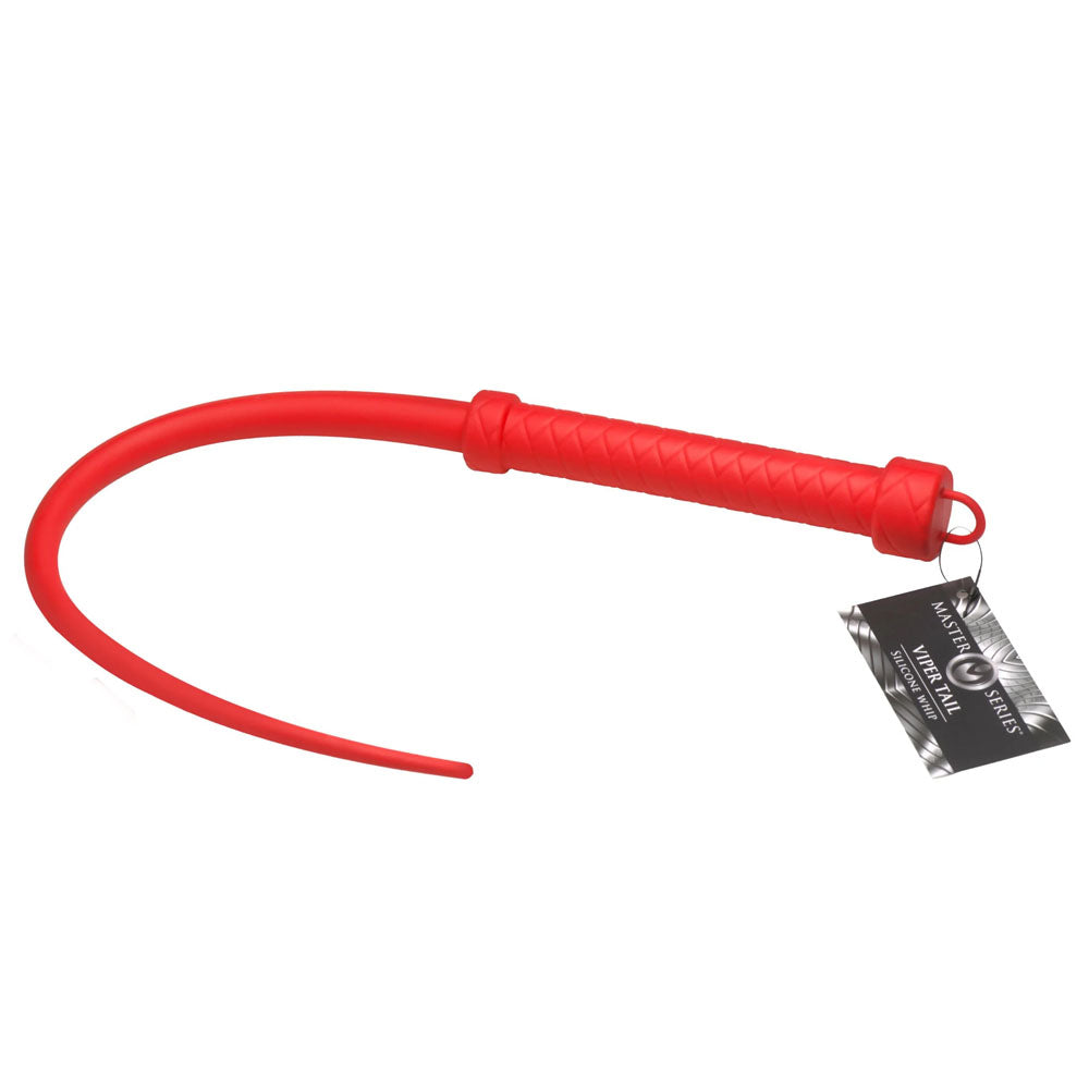 Master Series Viper Tail - Red - Red Silicone Whip XR Brands