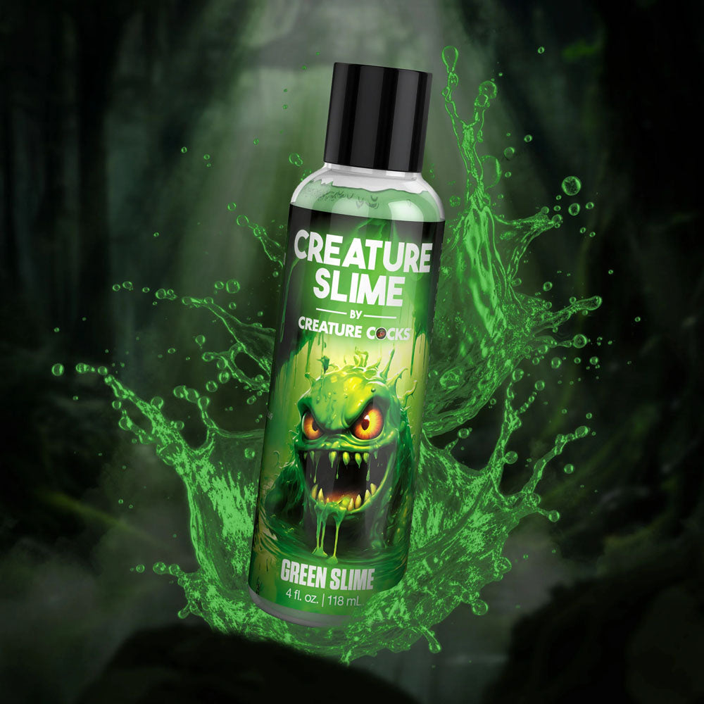 Creature Slime by Creature Cocks - Green Slime - Green Water Based Lubricant - 118 ml Bottle XR Brands