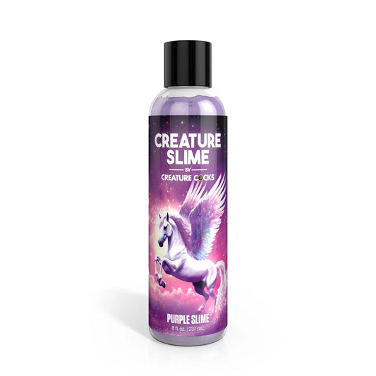 Creature Slime by Creature Cocks - Purple Slime - Purple Water Based Lubricant - 237 ml Bottle Purple - Club X