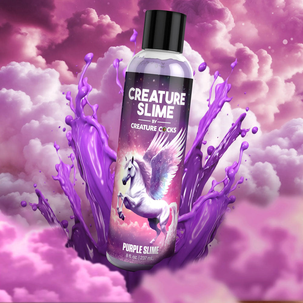 Creature Slime by Creature Cocks - Purple Slime - Purple Water Based Lubricant - 237 ml Bottle XR Brands