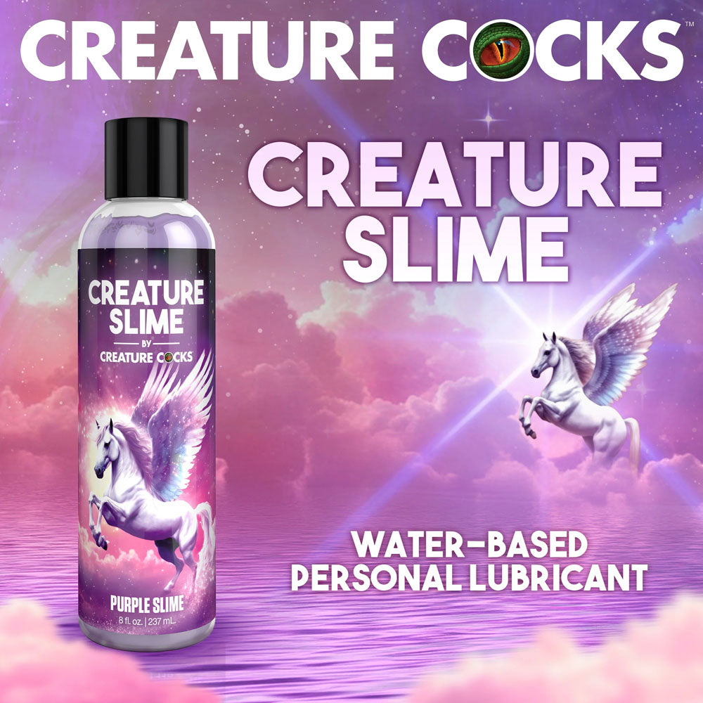 Creature Slime by Creature Cocks - Purple Slime - Purple Water Based Lubricant - 237 ml Bottle XR Brands