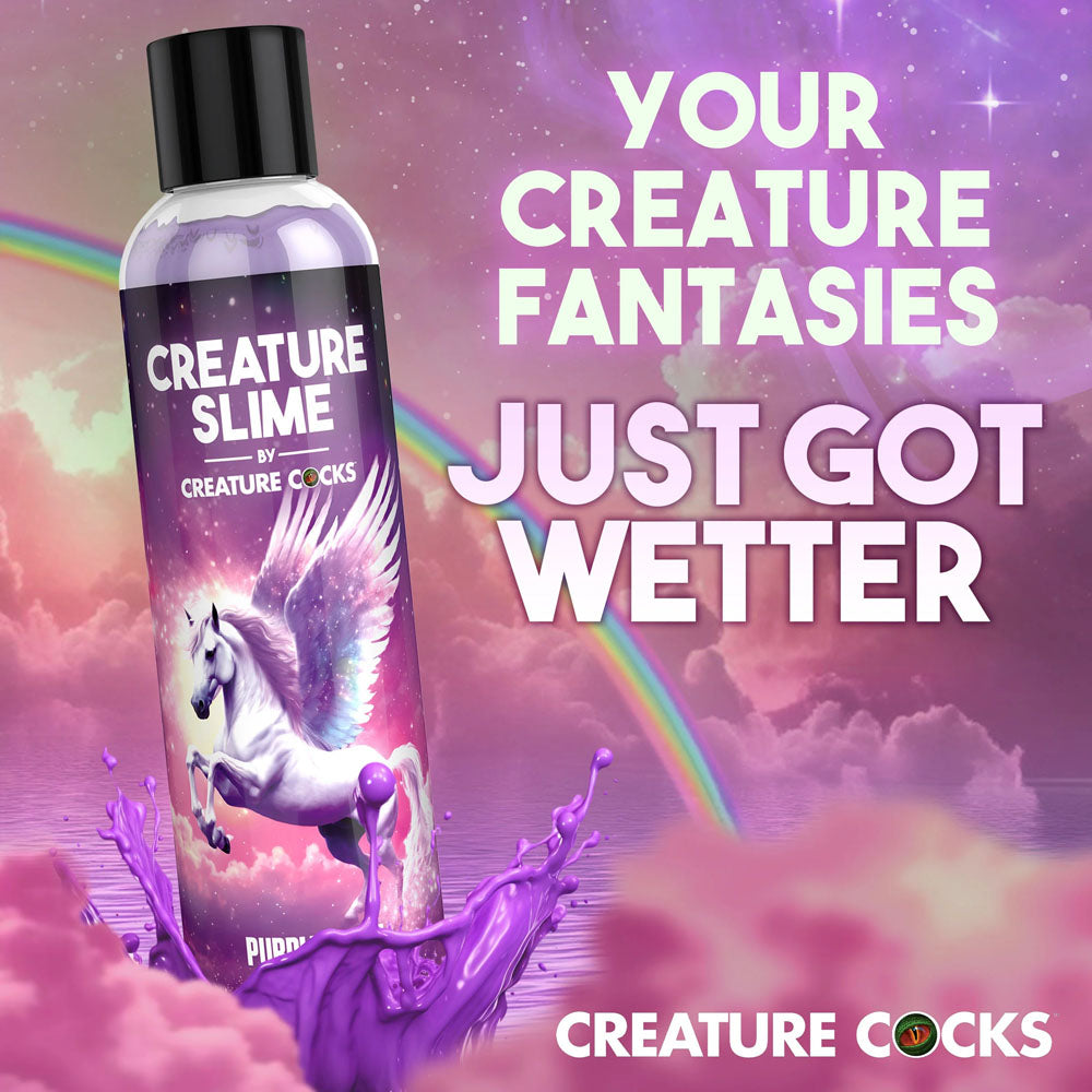 Creature Slime by Creature Cocks - Purple Slime - Purple Water Based Lubricant - 237 ml Bottle XR Brands