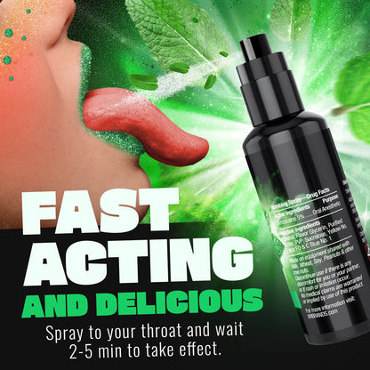 Good Blow Deep Throat Spray - Spearmint - Spearmint Flavoured Numbing Spray - 59 ml Spray XR Brands