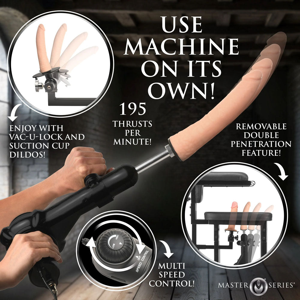 Master Series Enforcer Chair with Sex Machine - Club X