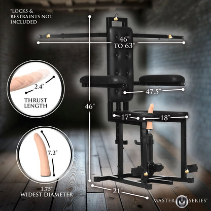 Master Series Enforcer Chair with Sex Machine - Club X