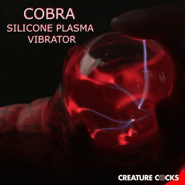 Creature Cocks Cobra - Red 18.5 cm USB Rechargeable Fantasy Vibrator with Plasma Ball XR Brands