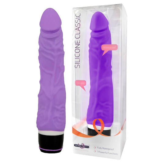 Silicone Classic - Purple 17.8 cm (7'') Vibrator Purple - Club X