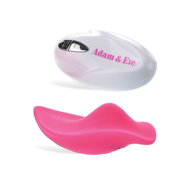 Adam & Eve Eve's Rechargeable Vibrating Panty With Remote - Pink Vibrating Panty with Remote Control Adam & Eve