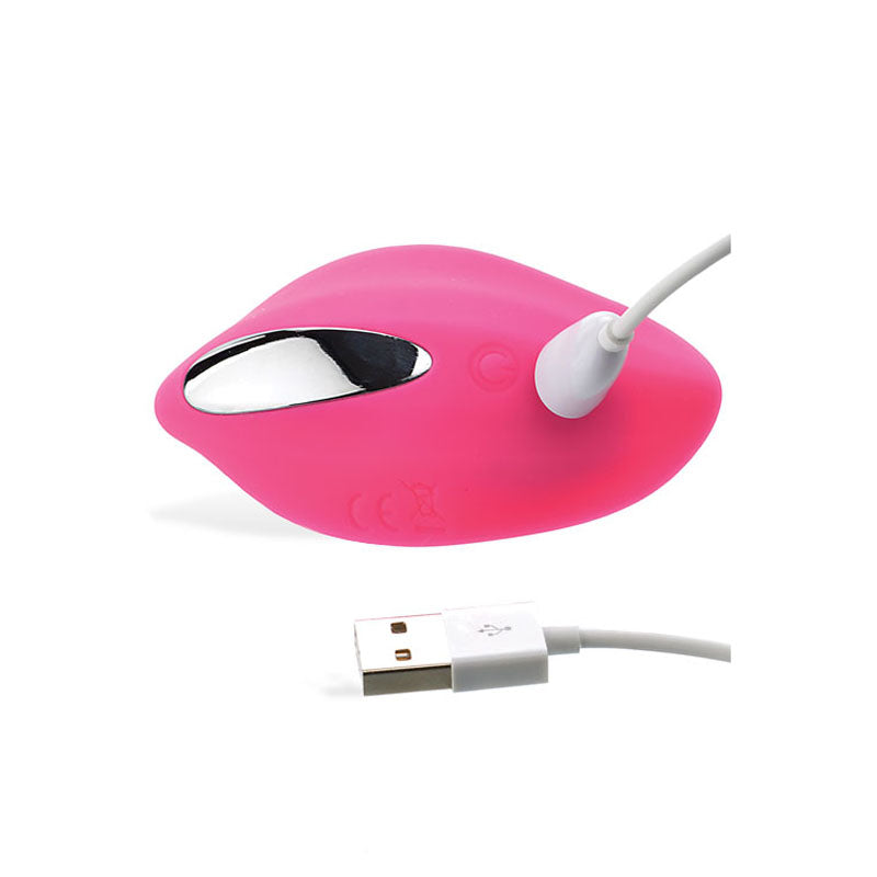 Adam & Eve Eve's Rechargeable Vibrating Panty With Remote - Pink Vibrating Panty with Remote Control Adam & Eve