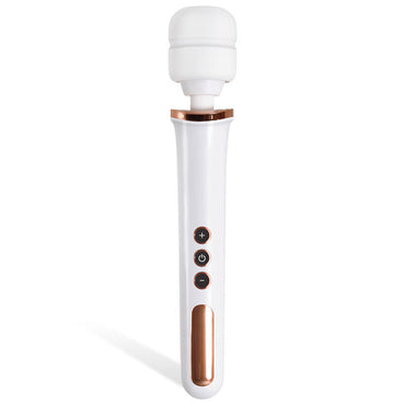Adam & Eve Rechargeable Magic Massager - Rose Gold/White 33 cm USB Rechargeable Massager Wand Adam & Eve