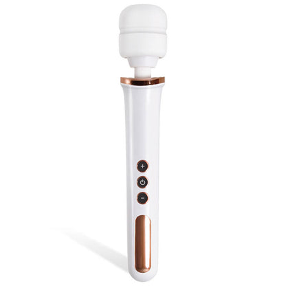 Adam & Eve Rechargeable Magic Massager - Rose Gold/White 33 cm USB Rechargeable Massager Wand Adam & Eve