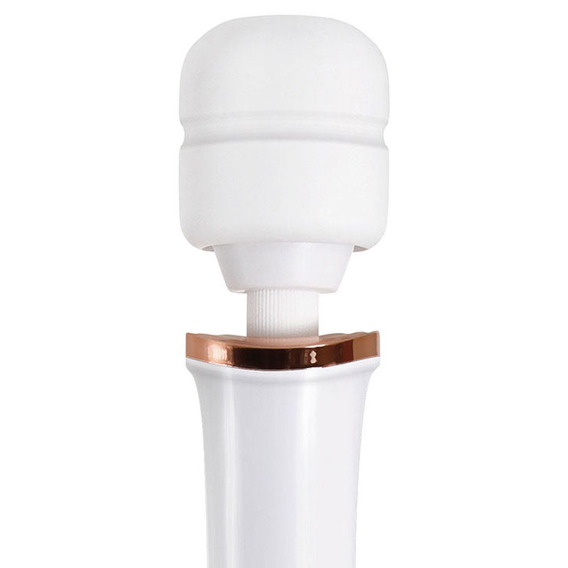 Adam & Eve Rechargeable Magic Massager - Rose Gold/White 33 cm USB Rechargeable Massager Wand Adam & Eve