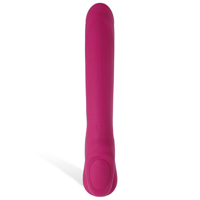 Adam & Eve Eve's Vibrating Strapless Strap-On - Pink 22 cm (8.75'') USB Rechargeable Strapless Strap-On Adam & Eve