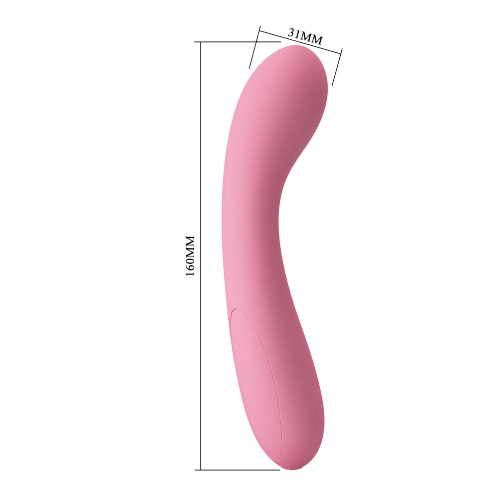 Party Up JOHN Flexible Vibe - Pink - Pink 16 cm USB Rechargeable Vibrator Party Up